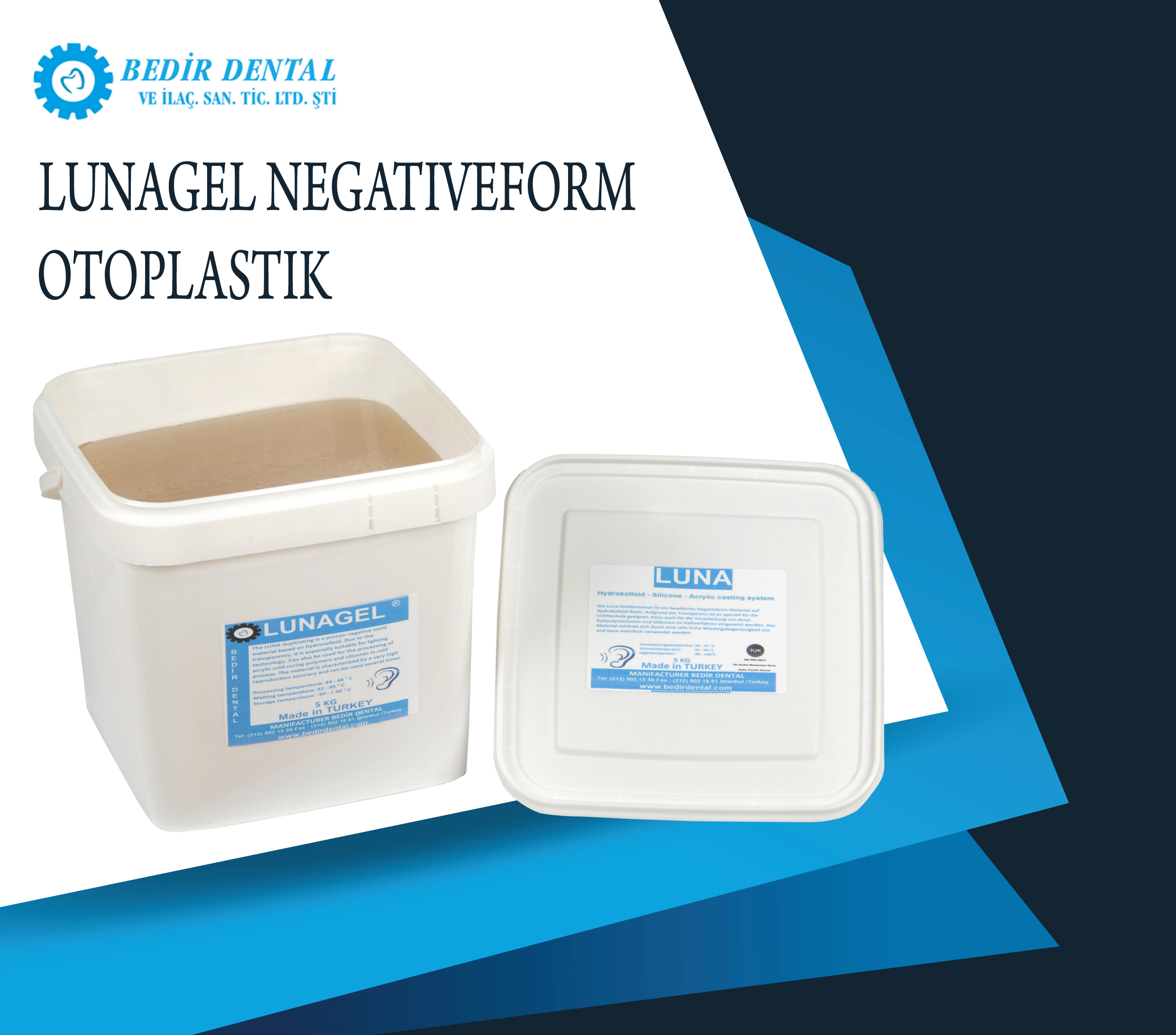 LUNAGEL NEGATİVFORM OTOPLASTIK – Luna Casting